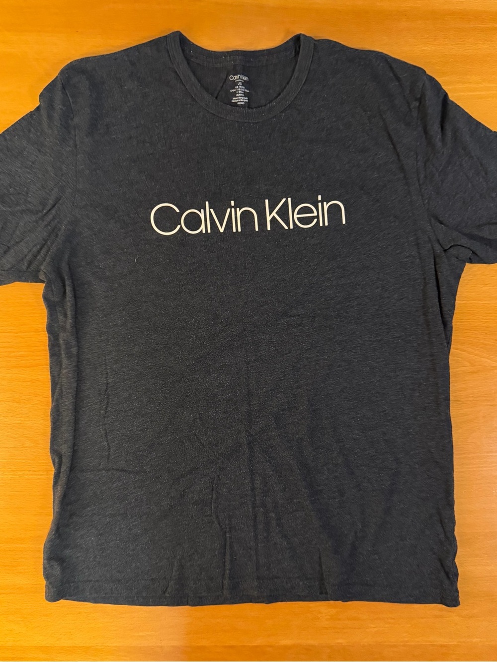 Calvin Klein Navy Blue Short Sleeve Logo Tee